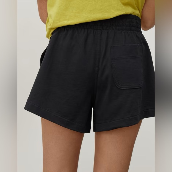 Everlane Retro Jersey Shorts Black - Picture 2 of 8